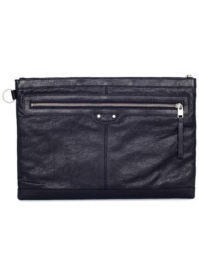 Clip Large Clutch Bag Black - BALENCIAGA - BALAAN 2