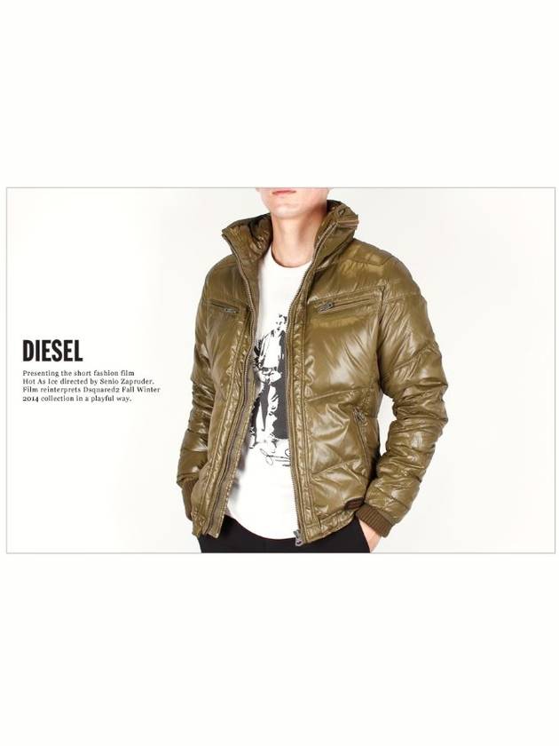 Man WANTON padded jacket 51F - DIESEL - BALAAN 3