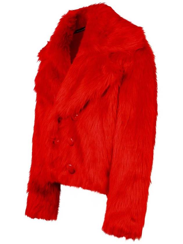 DSQUARED2 'Pop Fox' Red Acrylic Blend Jacket - DSQUARED2 - BALAAN 2