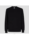 Diagonal Raised Fleece Sweatshirt Black - CP COMPANY - BALAAN 2