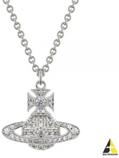 Carmella Bath Relief Pendant Necklace Platinum White - VIVIENNE WESTWOOD - BALAAN 2