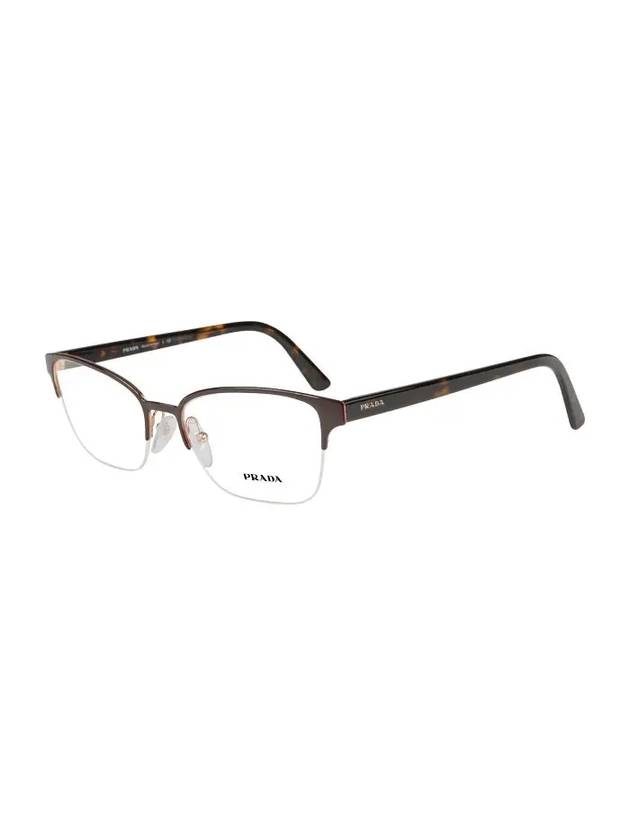 Half Rimless Metal Eyeglasses - PRADA - BALAAN.