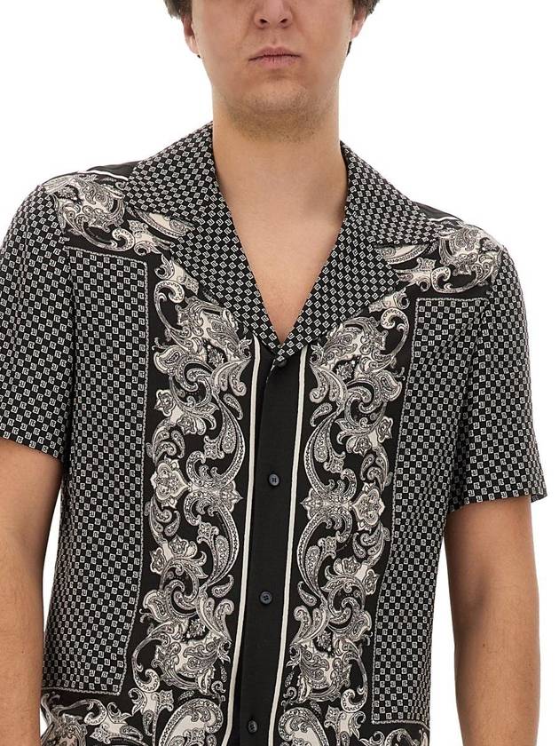 Balmain Monogram Paisley Stamoa Shirt - BALMAIN - BALAAN 4