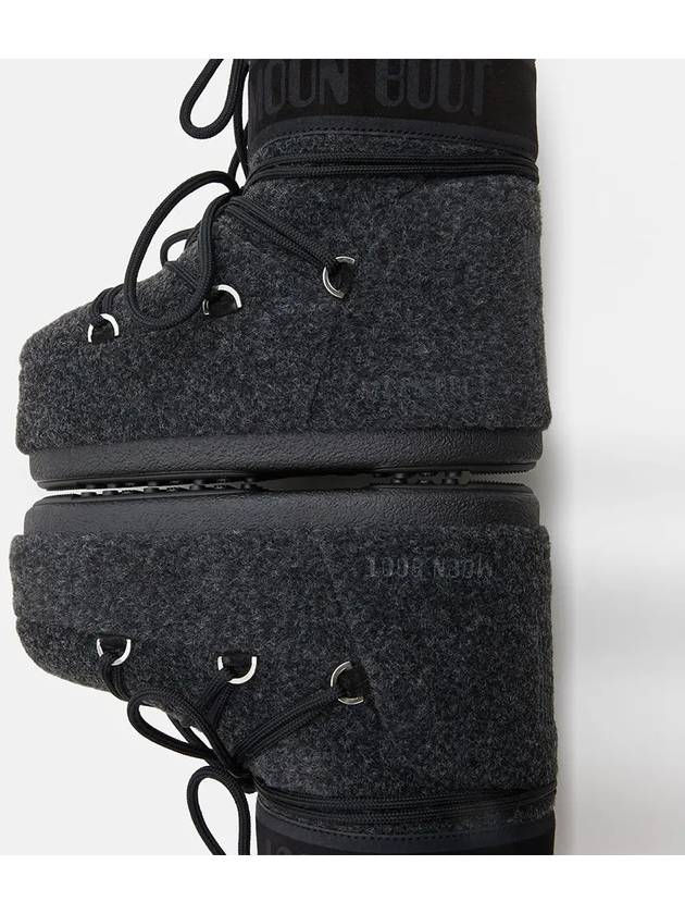 Icon Low Felt Winter Boots Black Melange - MOON BOOT - BALAAN 5