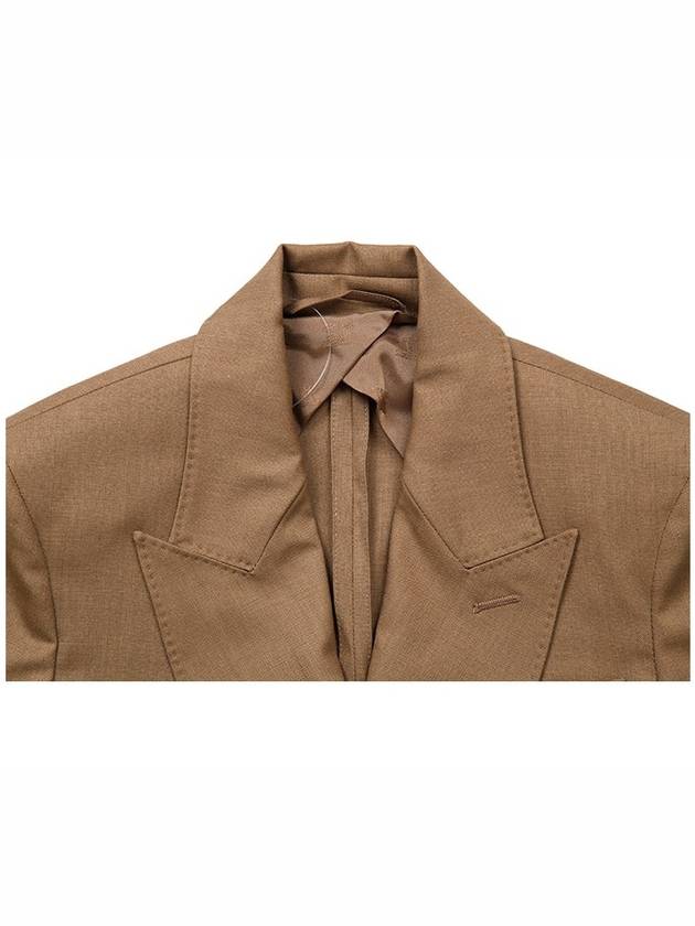 Camel Mirko Blazer Wool Jacket MIRKO 007 - MAX MARA - BALAAN 3