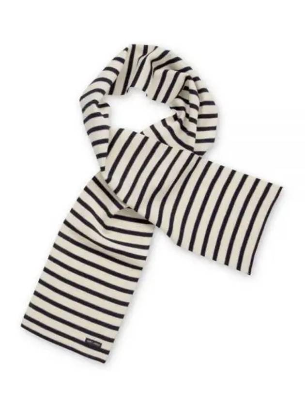 Rayee Scarf EcruMarine 1409 50 - SAINT JAMES - BALAAN 1