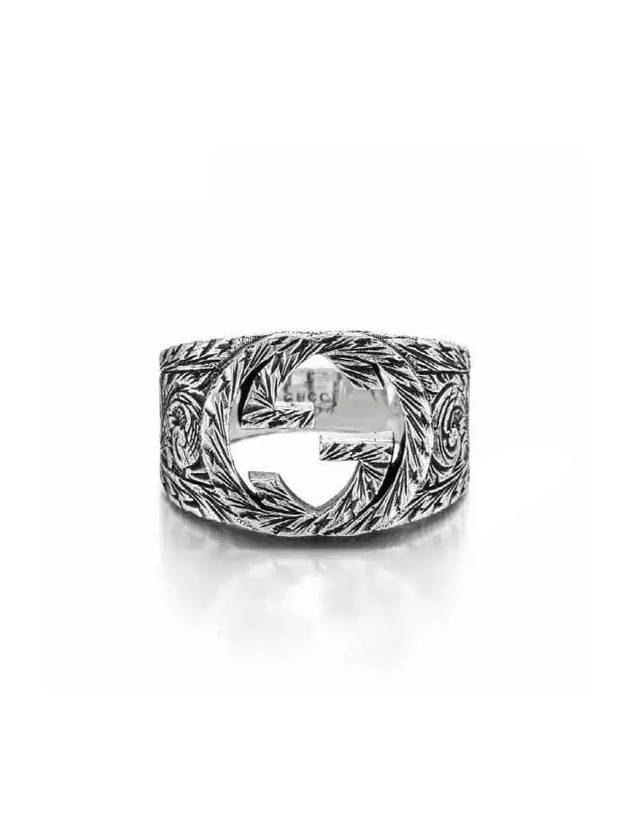 Interlocking G Ring YBC455302001 Silver - GUCCI - BALAAN 2