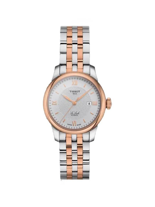 Le Locle Automatic Lady 29mm Stainless Steel Rose Gold Silver T0062072203800 - TISSOT - BALAAN 2