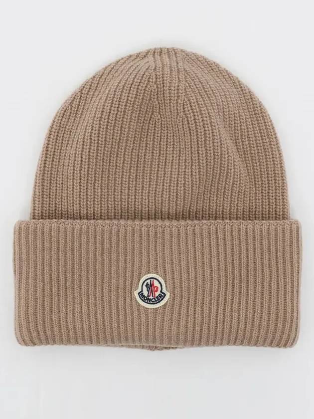 Patch Logo Classic Wool Women s Beanie 3B00048 M1241 513 - MONCLER - BALAAN 3