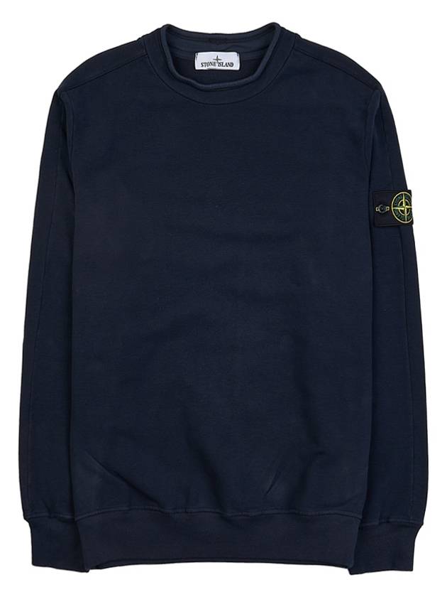 Stretch Cotton Fleece Mock Turtleneck Sweatshirt Navy - STONE ISLAND - BALAAN 11