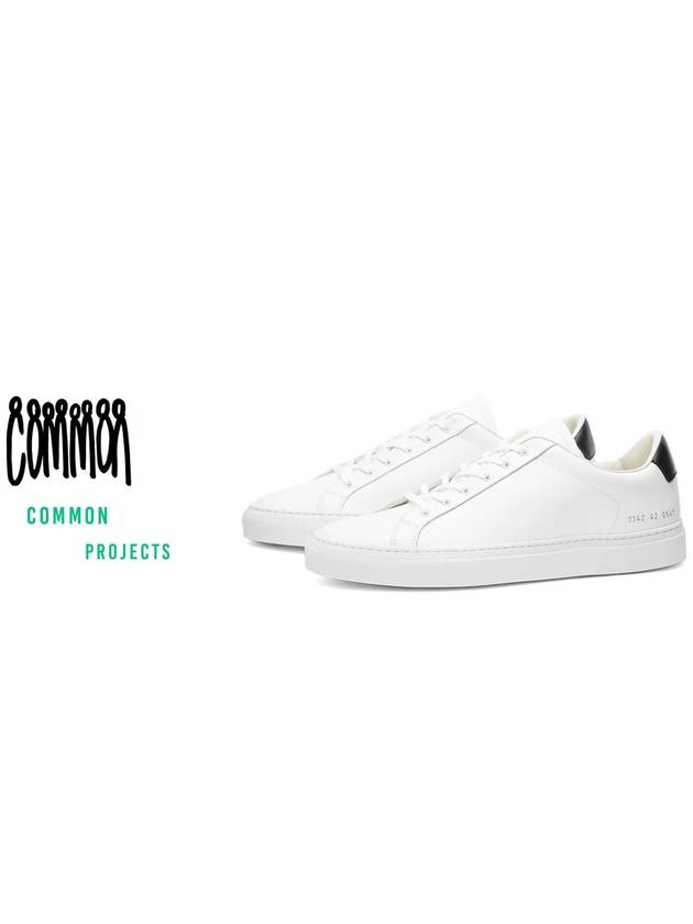 Retro Low Top Sneakers White - COMMON PROJECTS - BALAAN 3