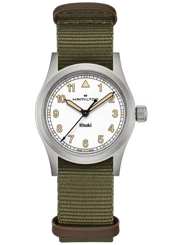 Khaki Field 33mm Quartz Watch White - HAMILTON - BALAAN 4