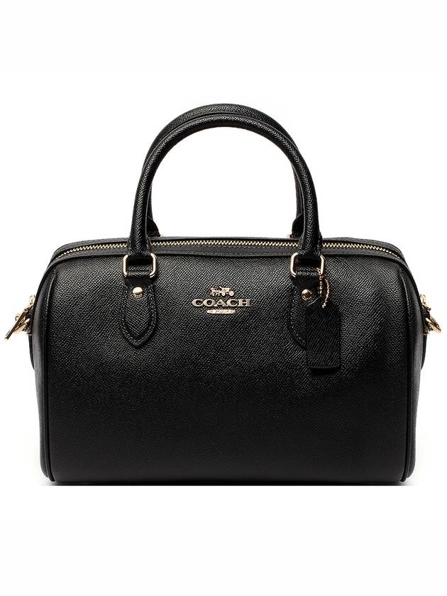 Signature Rowan Satchel Bag CH282 IMBLK - COACH - BALAAN 1