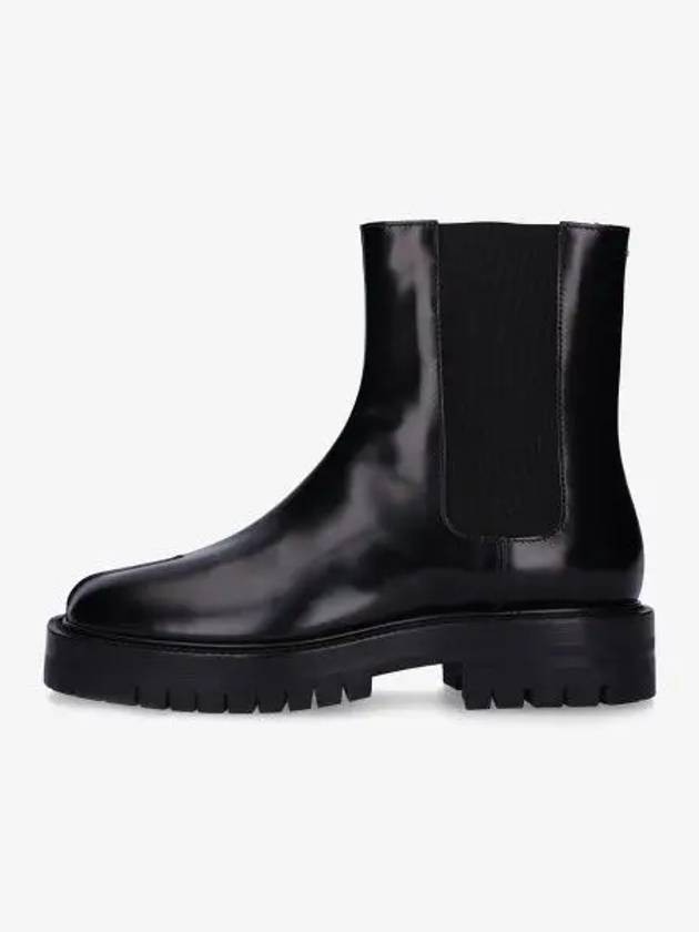 Tabi County Leather Chelsea Boots Black - MAISON MARGIELA - BALAAN 2