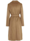 Women's Bcollag Wool Double Coat Camel - MAX MARA - BALAAN 4