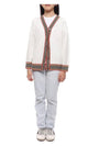 8054222 A1452 Junior Icon Stripe Trimming Wool Cardigan - BURBERRY - BALAAN 4