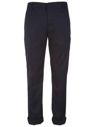 Navy Cotton Slacks - DONDUP - BALAAN 1