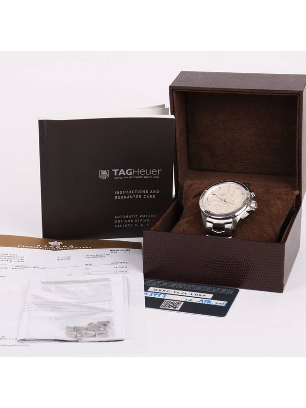 Chrono Caliber 16 Link Steel Watch CAT2011 - TAG HEUER - BALAAN 10