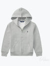 Women s Logo Hooded Zip Up Jacket Gray - POLO RALPH LAUREN - BALAAN 2