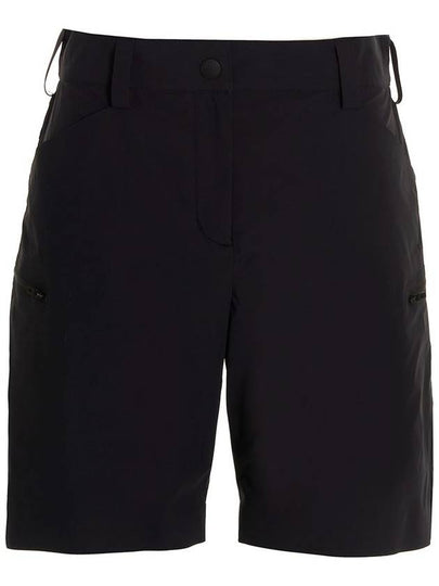 Grenoble Logo Print Wide Shorts Black - MONCLER - BALAAN 2