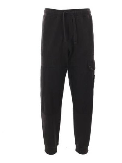 Compass Badge Panel Track Pants Black - STONE ISLAND - BALAAN 2