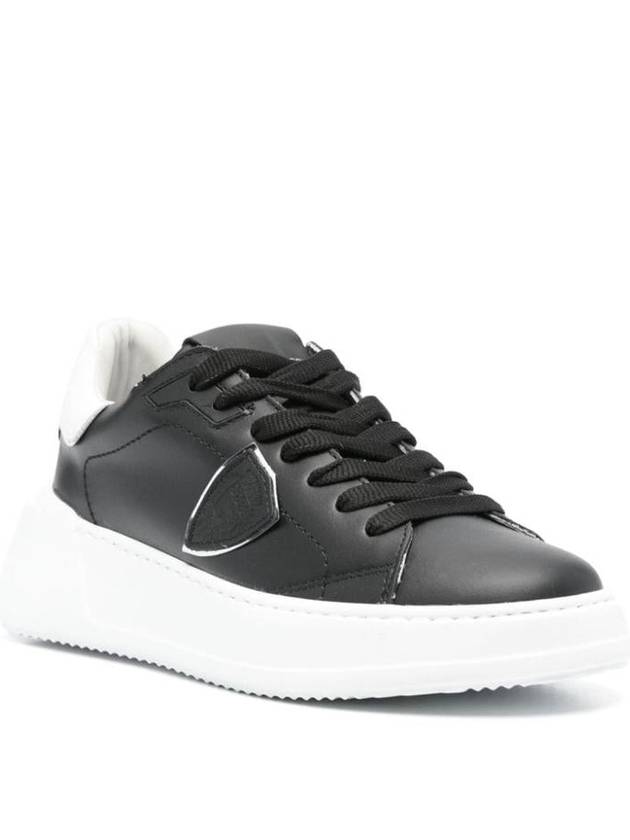 Philippe Model Calf Leather Tres Temple Sneakers - PHILIPPE MODEL - BALAAN 3