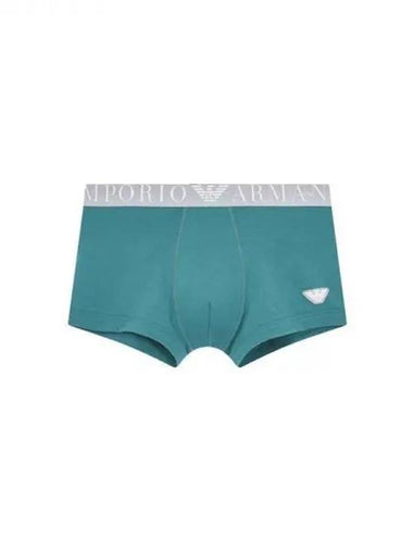 UNDERWEAR Men s Eagle Logo Patch Cotton Drawn Dark Green 270348 - EMPORIO ARMANI - BALAAN 1