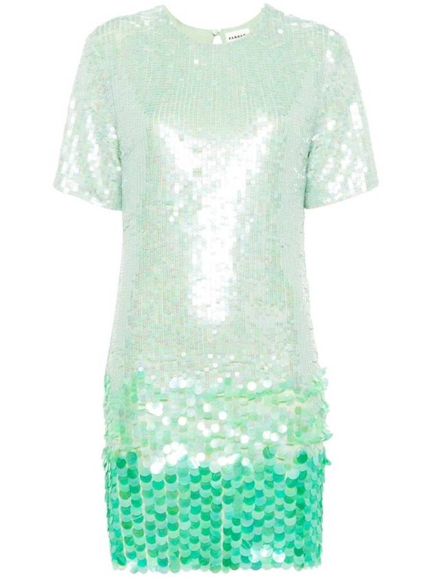 P.A.R.O.S.H. Sequin-Embellished Short-Sleeved Dress - P.A.R.O.S.H. - BALAAN 1