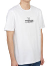 Men's Metropolis Logo Graphic Short Sleeve T-Shirt White - CP COMPANY - BALAAN 4