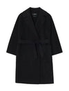 Rovo Wool Single Coat Black - MAX MARA - BALAAN 3