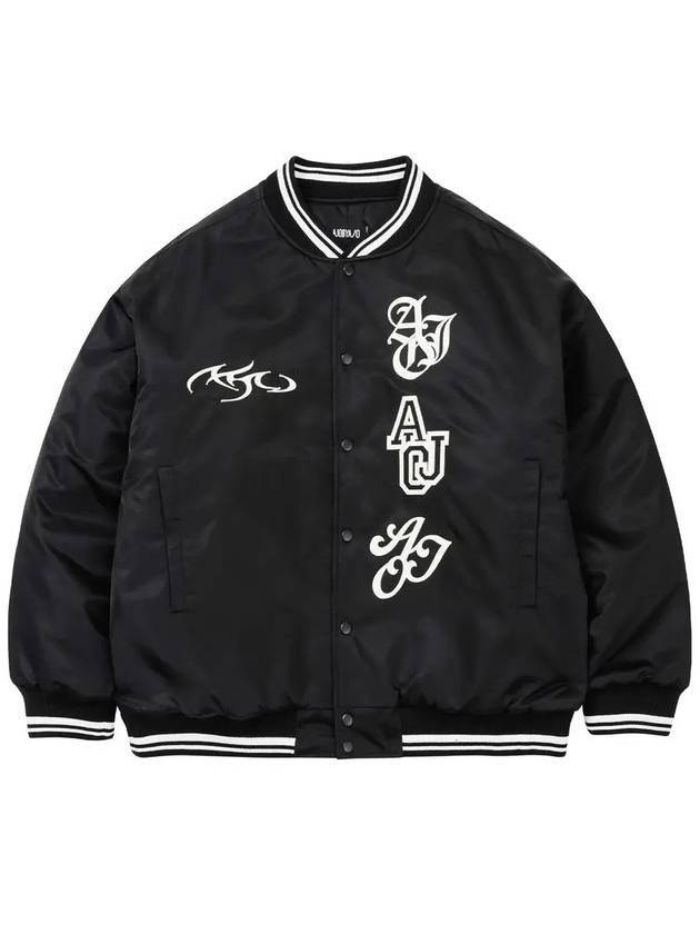 nylon baseball jacket black - AJOBYAJO - BALAAN 1