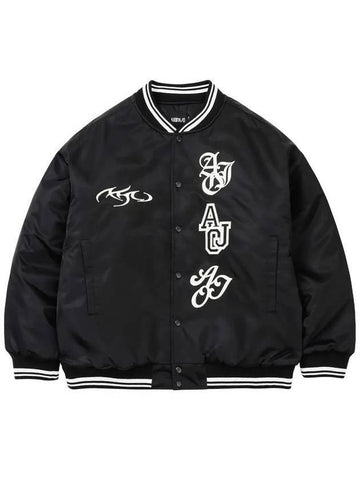 nylon baseball jacket black - AJOBYAJO - BALAAN 1