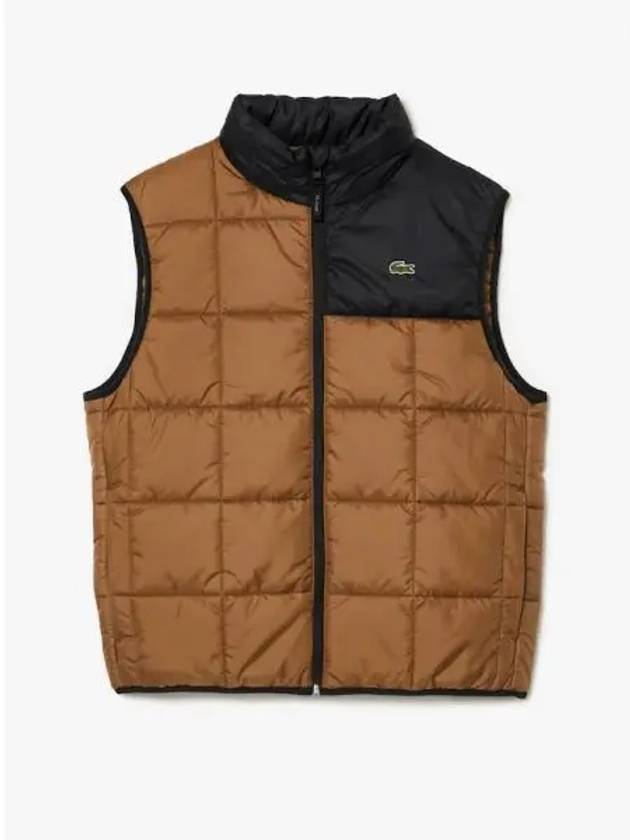 Men s Hooded Padded Vest BH1585 53N QIN Domestic Product GQ2N23082301820 - LACOSTE - BALAAN 1