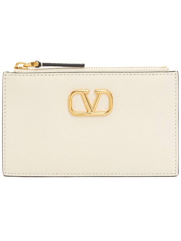 V logo signature women s card wallet P0W17SNP I16 - VALENTINO - BALAAN 1