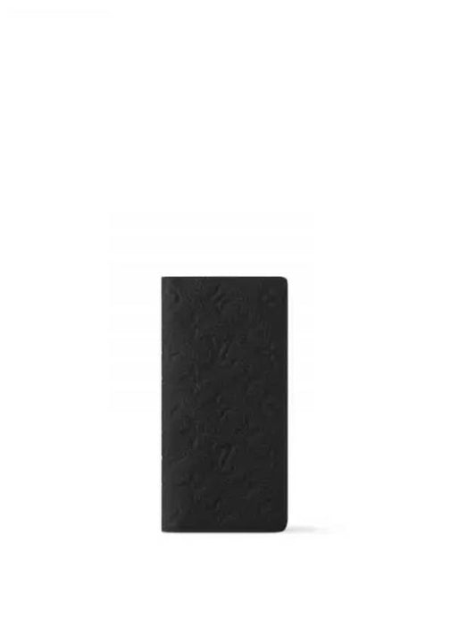 Brazza Taurillon Long Wallet Black - LOUIS VUITTON - BALAAN 2