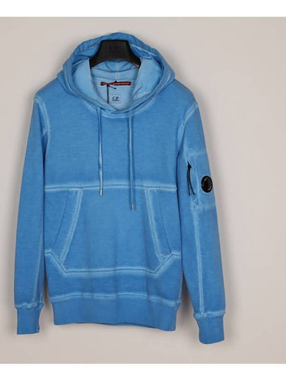 Lens Wappen Washing Hoodie Light Blue - CP COMPANY - BALAAN 2