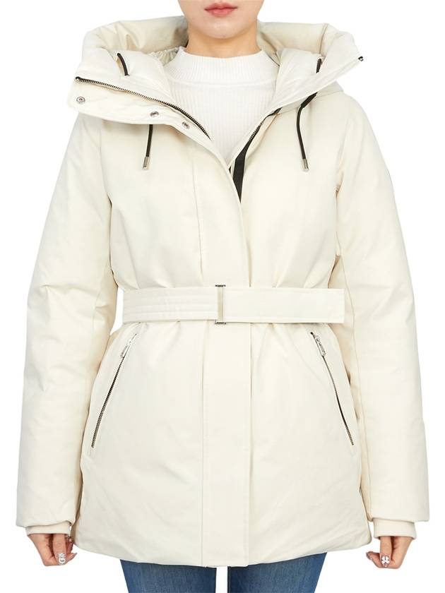 JENI NF CREAM Women s Hooded Padded Jumper Parka - MACKAGE - BALAAN 5