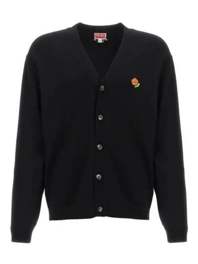 Pop Wool Cardigan Black - KENZO - BALAAN 2