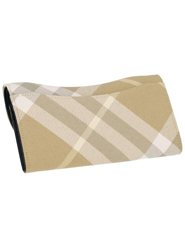 Rocking Horse Checked Medium Wallet Beige - BURBERRY - BALAAN 3