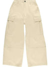 Wide Cargo Pants Beige - AMI - BALAAN 2