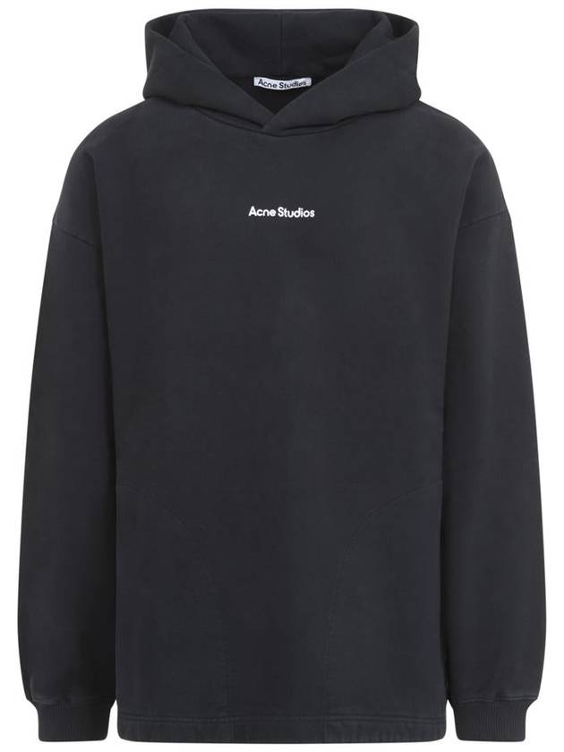 Logo Print Hoodie Black - ACNE STUDIOS - BALAAN 2