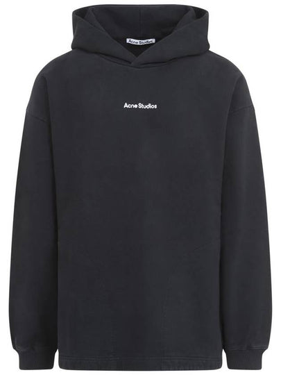 Logo Print Hoodie Black - ACNE STUDIOS - BALAAN 2