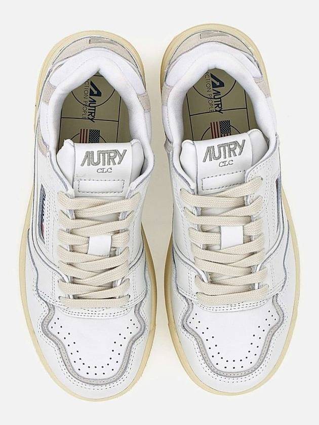 Autry Sneakers Clc In White Leather. - AUTRY - BALAAN 4