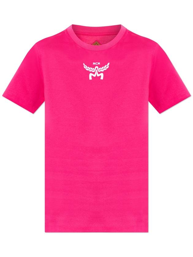 MCM Printed T-shirt, Women's, Pink - MCM - BALAAN 1