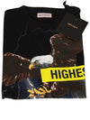 Men's Storm Print Short Sleeve T-Shirt Black - PALM ANGELS - BALAAN 6