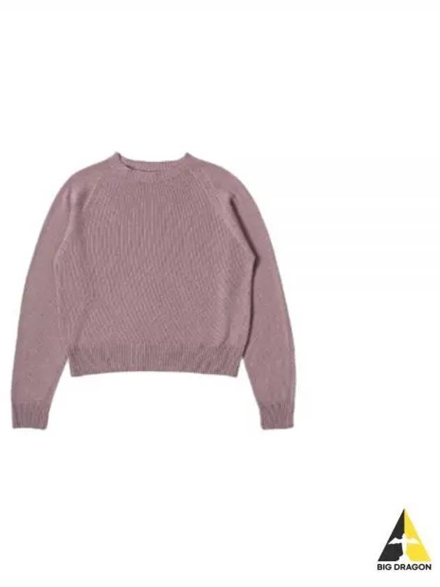 SHORT CLASSIC CREW NECK LAVENDER WOKN0448S24HBA LVN knit - MARGARET HOWELL - BALAAN 1