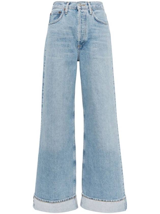 Denim Straight Jeans Blue - AGOLDE - BALAAN 2