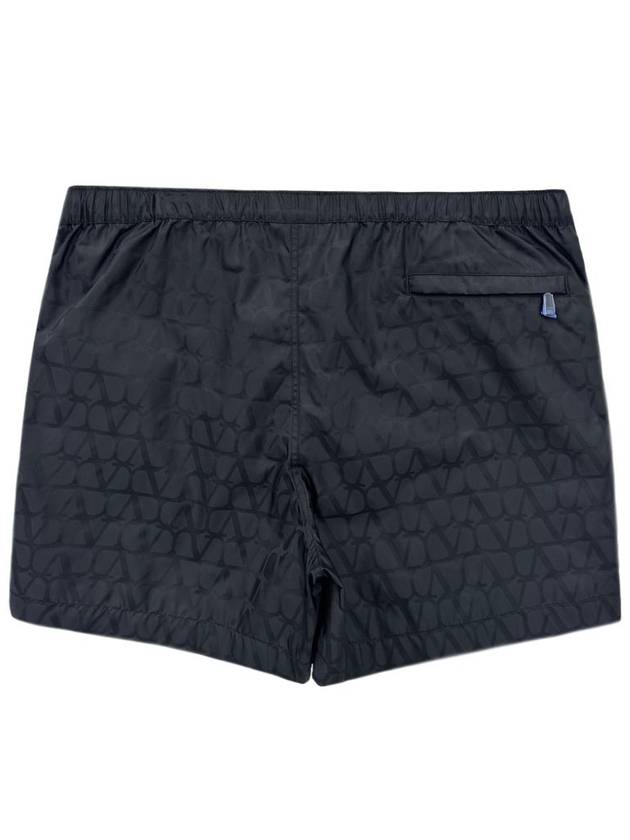 Men's Toile Iconographe Shorts Black - VALENTINO - BALAAN 3