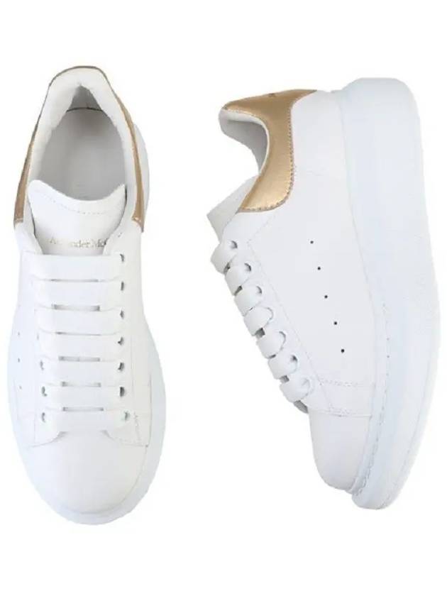 Oversized Low Top Sneakers White Gold - ALEXANDER MCQUEEN - BALAAN 9