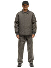 Ghost Piece O Ventile Cargo Straight Pants Grey - STONE ISLAND - BALAAN 3